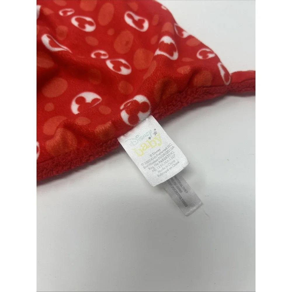 Disney Mickey Mouse Baby Security Blanket with Pacifier Holder By Kids Preferred